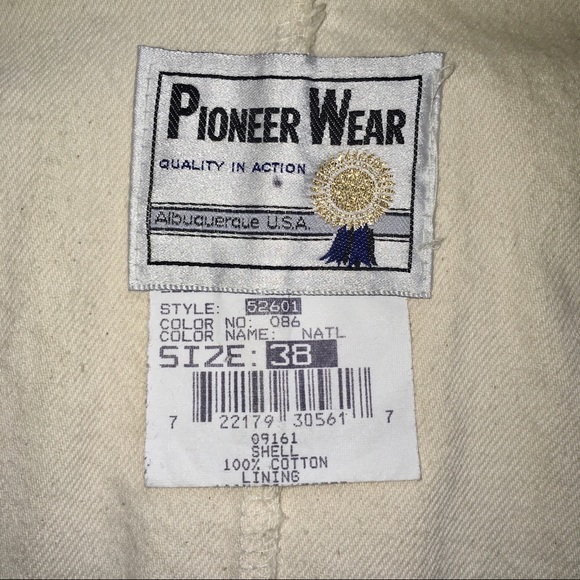 *SOLD* Vintage Pioneer Wear Western Leather Jacket - Picture 13 of 13